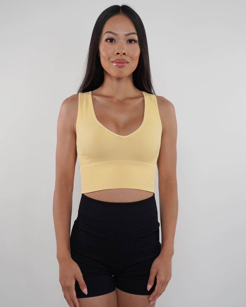 DEEP V CROP TOP