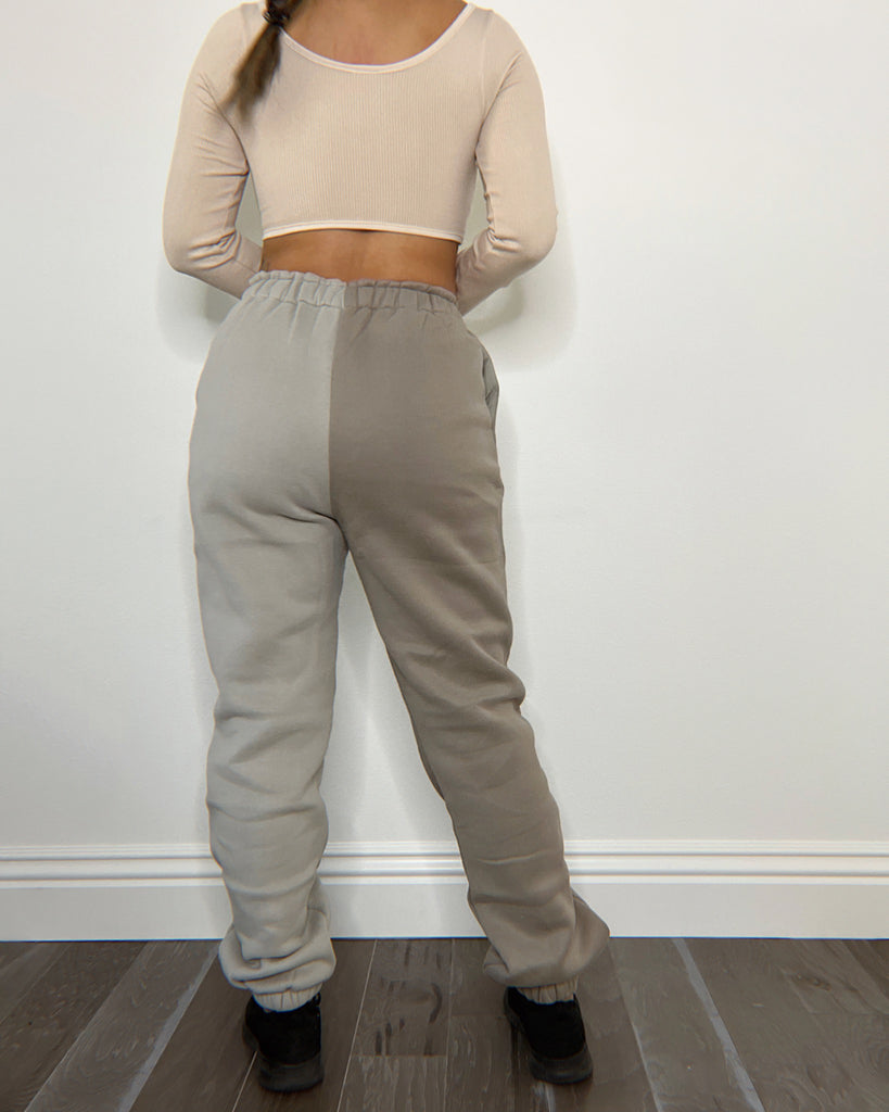 TWO TONE JOGGERS