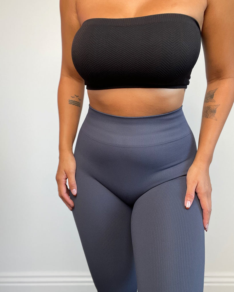 SEAMLESS RIB LEGGINGS