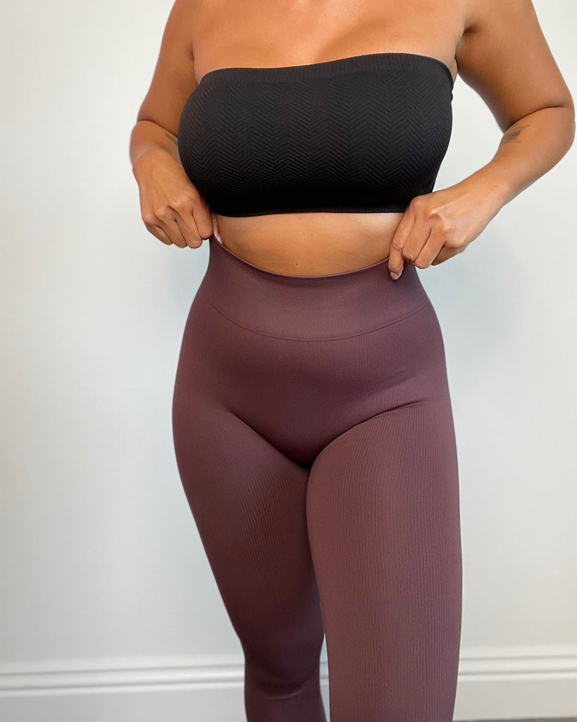 SEAMLESS RIB LEGGINGS