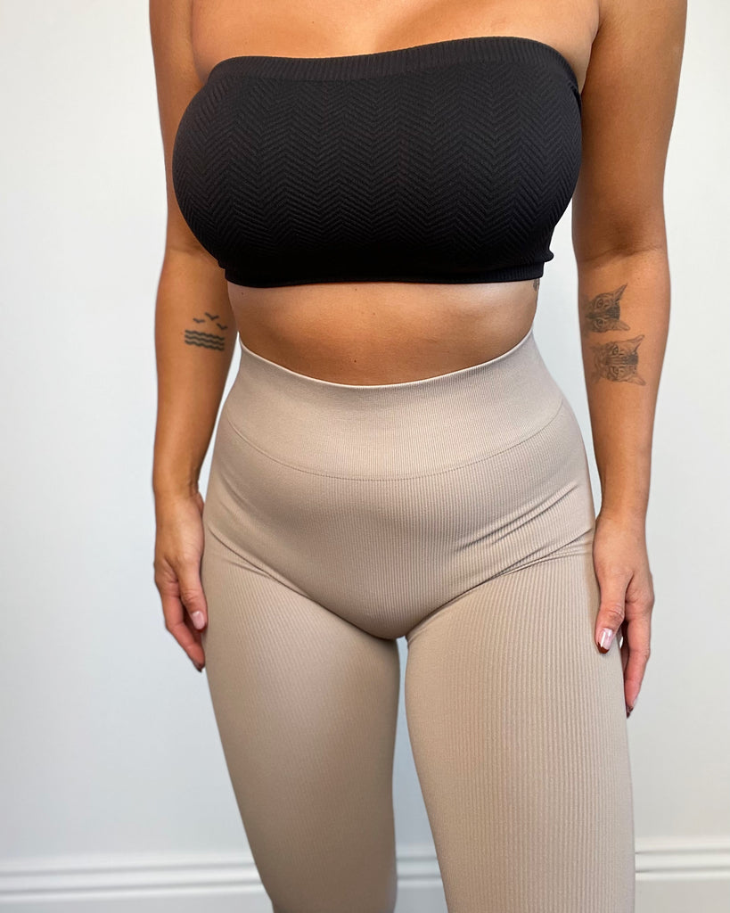 SEAMLESS RIB LEGGINGS