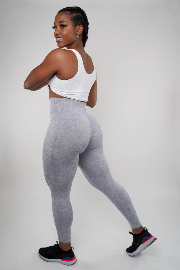 Thick Grey Leggings 